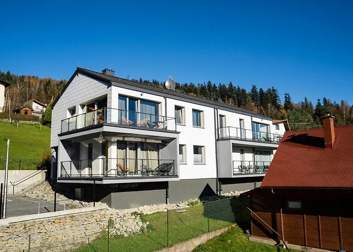 Ekskluzywny Z Prywatna Sauna Jodlowa 12 Widok Na Skrzyczne דירה